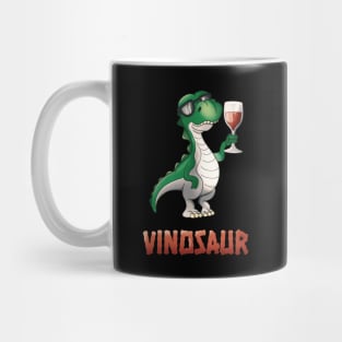 Vinosaur Wine Drinker Dinosaur Funny T-Rex Mug